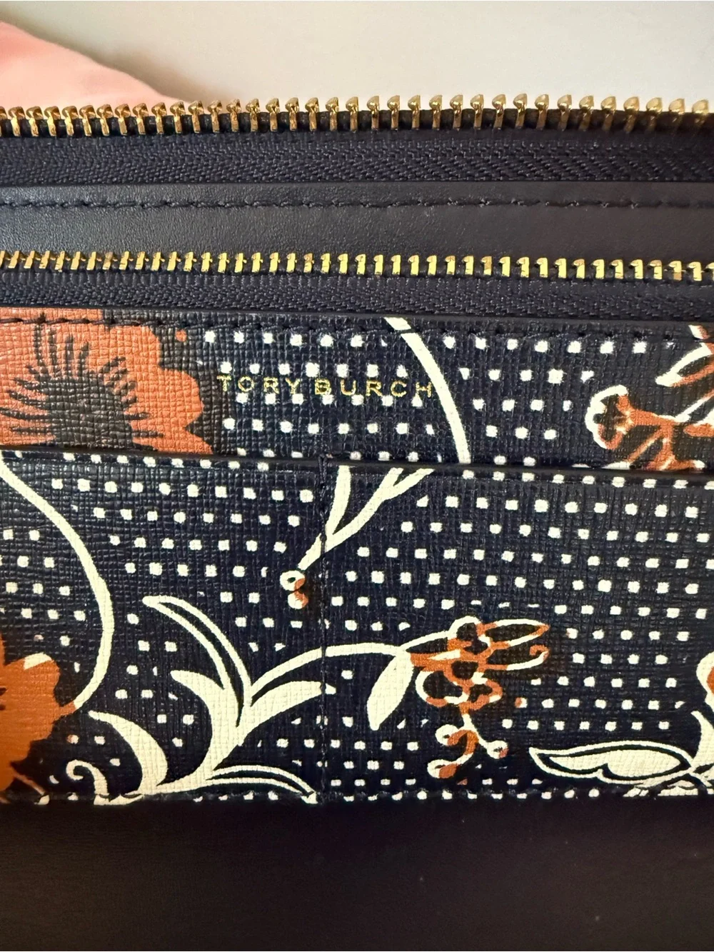 Tory Burch Blake Printed Retro Batik Wallet